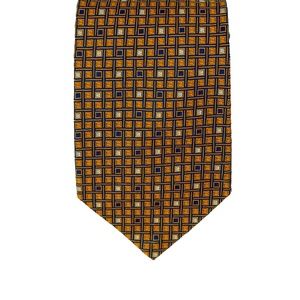 Ferrell Reed Silk Tie, Orange